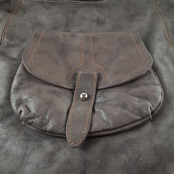 Sofia C Handbags - Sofia C Extra Large Beautiful Brown Smooth Italian Leather Shopper Shoulder Bag